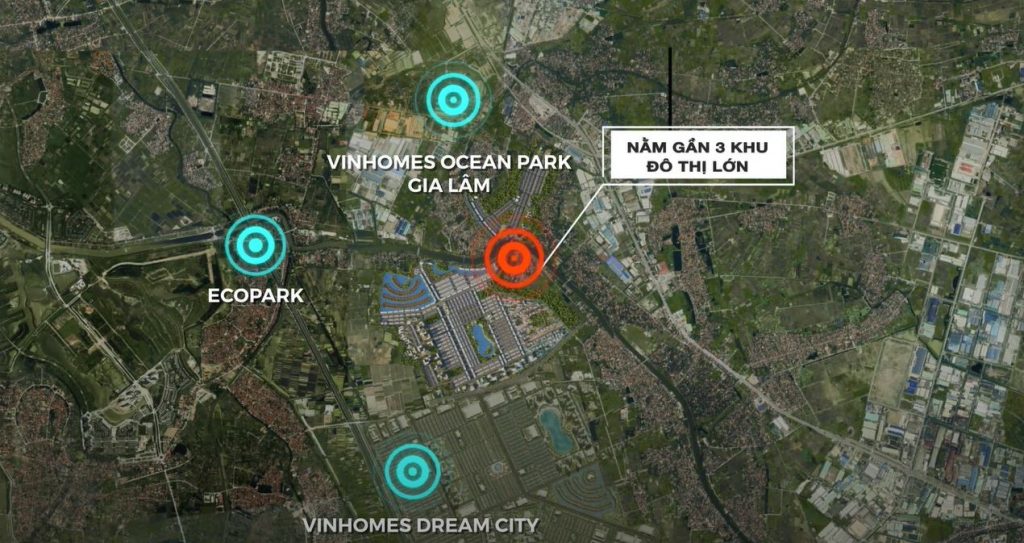 Vị trí đắc địa của dự án Vinhomes Ocean Park 3