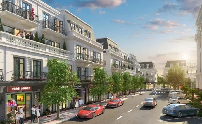 Shophouse của dự án Vinhomes Đại An