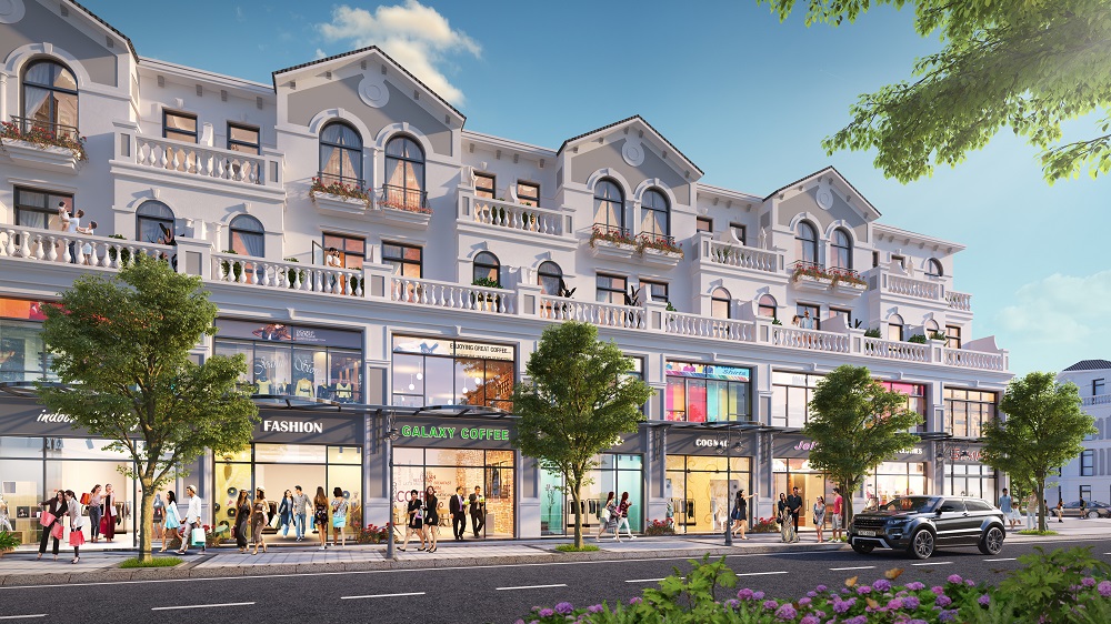 Sản phẩm shophouse tại Phân khu