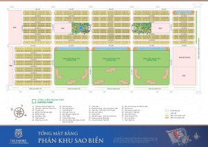 mặt bằng phân khu sao biển ocean park 2