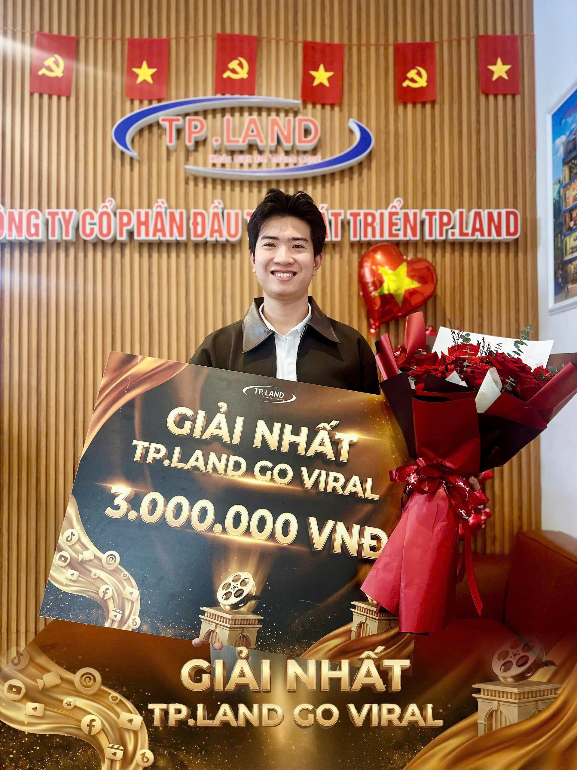 Trần Hữu Hiệu – Giải Nhất Tuần 1 cuộc thi TP.LAND GO VIRAL
